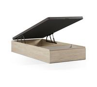 Sommier coffre avec tiroir 90 x 200 cm - Naturel clair - HESTIA de YSMEE