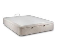 Sommier Coffre Bouclette Beige 140x200 H39cm Beige clair G