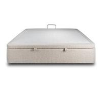 Sommier Coffre Bouclette Beige 200x200 H39cm Beige clair G