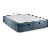 Sommier Coffre Bouclette Bleu 140x190 H39cm Bleu G