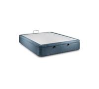 Sommier GENERIQUE Sommier Coffre Bouclette Bleu 160x200 H39cm