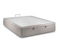 Sommier Coffre Bouclette Gris 160x200 H39cm Gris G