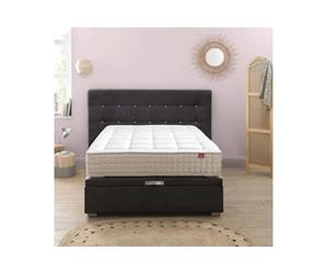 Sommier coffre Hercule, 34 cm EPEDA 140 x 190 cm Gris Béton