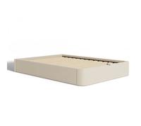 Sommier Coffre - HYPNIA - Nova - 160x200cm - Tissu Gris - Rangement 970L - Structure Robuste