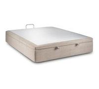Sommier coffre sommeil de plomb 160x200 cm 2 hauteur 39 cm Beige brun G