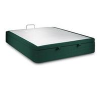 Sommier Coffre Velours Vert 140x190 H39cm Vert G