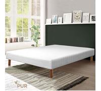 Sommier Confort SAMPUR - Résistant et Confortable - Lattes larges en bois - Pieds Inclus 180 x 200 cm