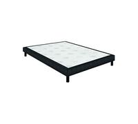 Sommier confort ferme chiné gris 15 cm NATURE 140x200