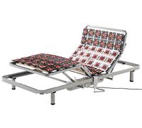 Sommier de Relaxation Orthopédique à Plots Réglable Electriquement pour Lit Simple 90 x 200 cm avec 26 Lattes Idéal contre les Maux de Dos Beliani