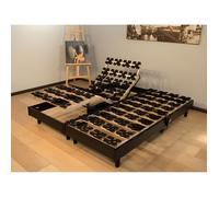 Sommier de relaxation tout plots noir - 80x200 - VENTE-UNIQUE - A plots - 10 rangées de 4 plots en Arnitel