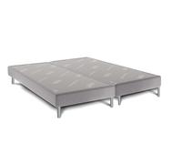 Sommier 2 X 80 X 200 Somnilat 2x80x200cm (160x200cm) Gris Gris