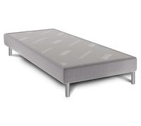 Sommier déco dunlopillo gentil + pieds 90x190