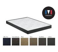 Sommier déco merinos confort ferme 140x200 Multicolore