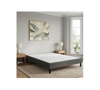 Sommier déco tapissier 140x190 cm en kit Anthracite