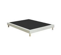 Sommier déco tapissier 160 x 200 cm - Beige - KOZANI de YSMEE