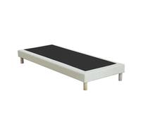 Sommier déco tapissier 90 x 190 cm - Beige - KOZANI de YSMEE