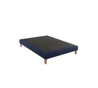 Sommier déco tapissier bleu marine Rêve - 160x190