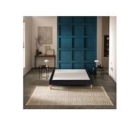 Sommier déco tapissier Mediano gris foncé - 140x190