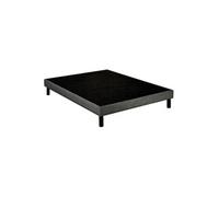Sommier déco tapissier Unic gris - Epeda 80x200 Gris