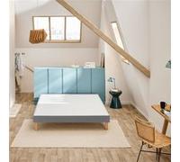 Sommier Bultex CONFORT FERME VIGOROSO DECO 80x200 Trame gris clair Lattes