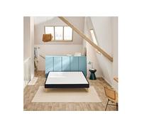 Sommier déco tapissier Vigoroso gris foncé - 90x190