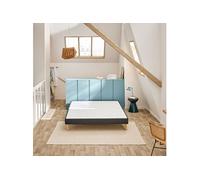 Sommier déco tapissier Vigoroso gris fumé - 130x190