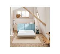Sommier déco tapissier Vigoroso moka - 120x200