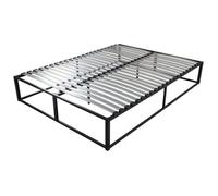 EBAC Literie Sommier démontable surélevé KIT27-160x200 Bois - Gain de Place - Solide en métal