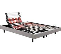Sommier Electrique 2 x 80 x 200 Escapade Relax 1620D gris clair