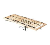 Sommier électrique à lattes, 70 x 200 cm, avec 28 lattes et 7 zones, niveaux de dureté individuels pour un sommeil réparateur, idéal pour les lits et accessoires