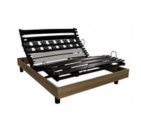 Sommier électrique alliance mono finition bois 120x190