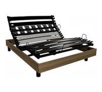 Sommier électrique alliance mono finition bois 140x190