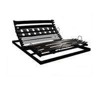 Sommier électrique alliance mono finition encastrable 120x190 Noir