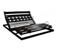 Sommier électrique alliance mono finition encastrable 140x190 Noir