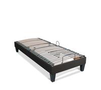 BELLECOUR LITERIE - Sommier électrique AMIRAL 90x200 cm - Lattes Gris