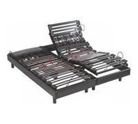 Sommier electrique de relaxation cosmos 2x80x200 - Epeda Noir G