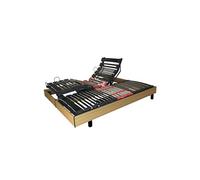 Sommier électrique Élégance finition bois 2x70x190