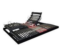 Sommier électrique Élégance finition encastrable 2x70x190 Noir G