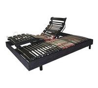 Sommier électrique Élégance finition tissu 2x70x190 Multicolore G