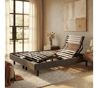 Sommier Électrique Epeda HORIZON Chiné Gris 80x200