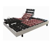 Sommier électrique excellence finition tissu 2x80x200 Multicolore G
