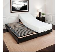 Sommier électrique Flex 90x200 cm - Lattes - Fabriqué en France