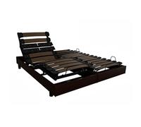Sommier électrique optimum finition bois 2x70x190