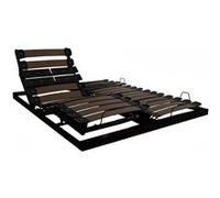 Sommier électrique optimum finition encastrable 2x100x200 Noir