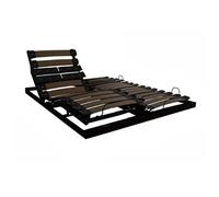 Sommier électrique optimum finition encastrable 2x90x200 Noir G