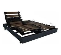 Sommier électrique optimum finition tissu 2x80x200