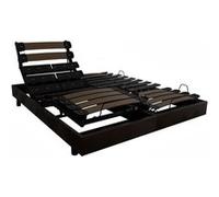 Sommier électrique summum finition tissu 2x70x190 Multicolore