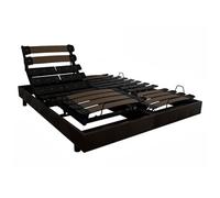 Sommier électrique summum finition tissu 2x90x200 Multicolore G