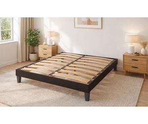 Sommier en bois Kit15 de Nupsia technologie tri-lattes actives : 180 x 200 cm / Avec matelas