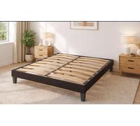 Shot Sommier en bois Kit15 de Nupsia technologie tri-lattes actives 200 x 200 cm Sans matelas